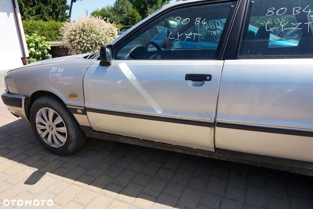 DRZWI PRZEDNIE LEWE 80 B4 LY7T  AUDI 1991-1996 - 2