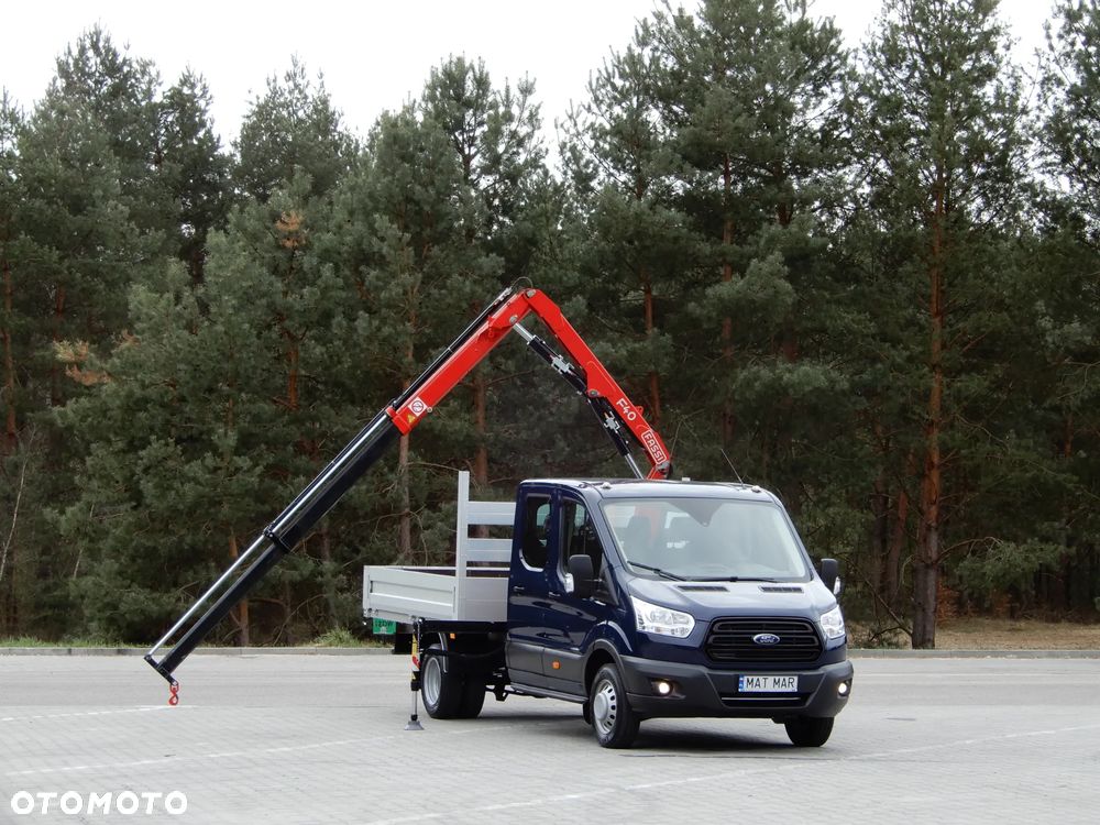 Iveco DAILY 170 KM Wersja TREND Doka Brygadowy Dubel Podwójna Kabina Bliźniak HDS FASSI F40B.0.22 Udźwig 995 Kg Zasięg 6.30 Cm 7-Mio Os.+2120 Kg Ładowność Serwis Do Końca 60 Tys Przeb Stan Jak Nowy - 6