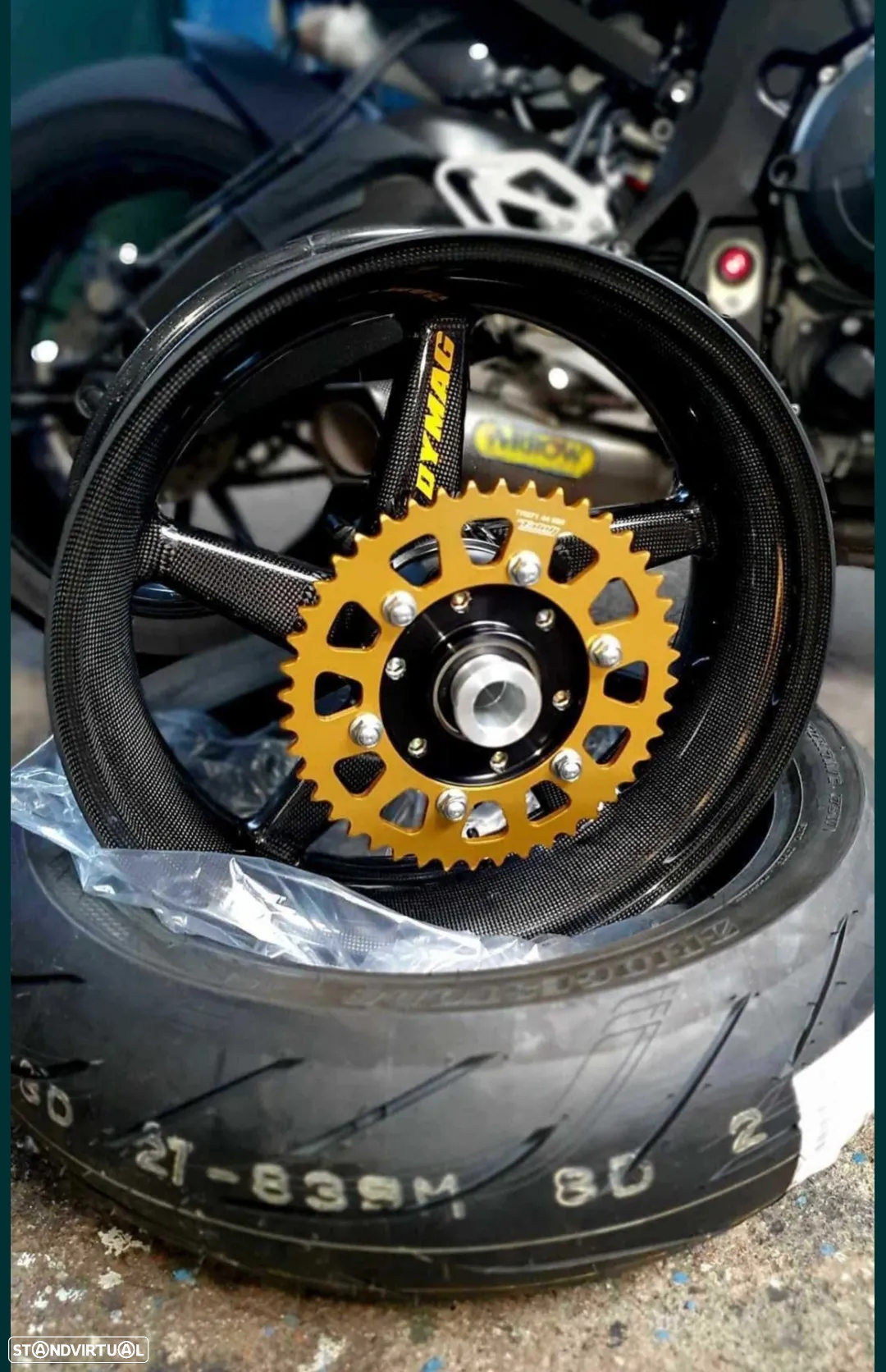 BMW S 1000 RR JANTES CARBONO ESCAPE COMPLETO ARROW C/NOVA ACEITO RETOMA - 26