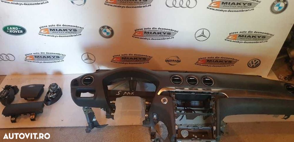 Plansa bord Ford S-Max airbag volan, pasager, centuri fata. - 2