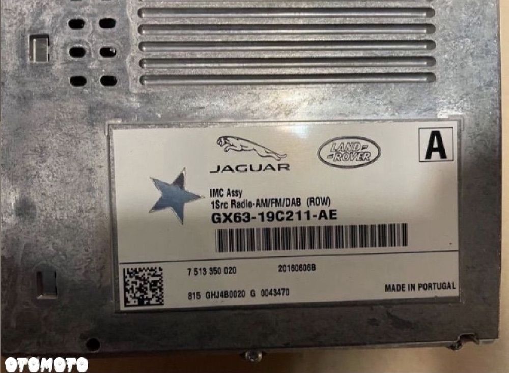 GX63-19C211 radio moduł audio Jaguar f-pace x761 range rover - 4