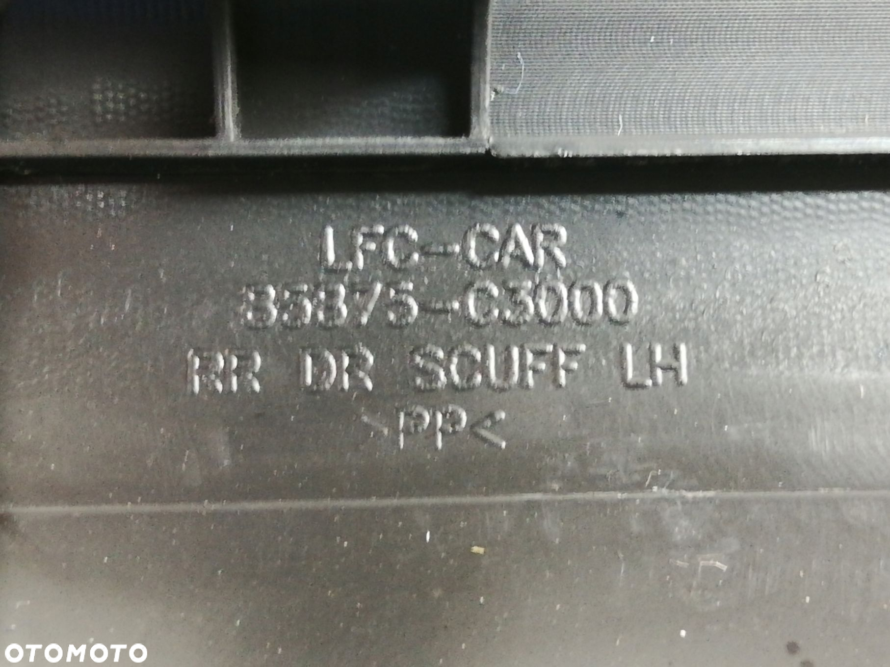 Listwa progowa wewnętrzna lewa Hyundai Sonata VII - 7