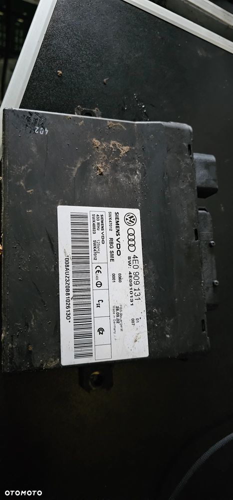 Moduł sterownik Kessy komputer Keyless Audi A8 4E0909131 - 2