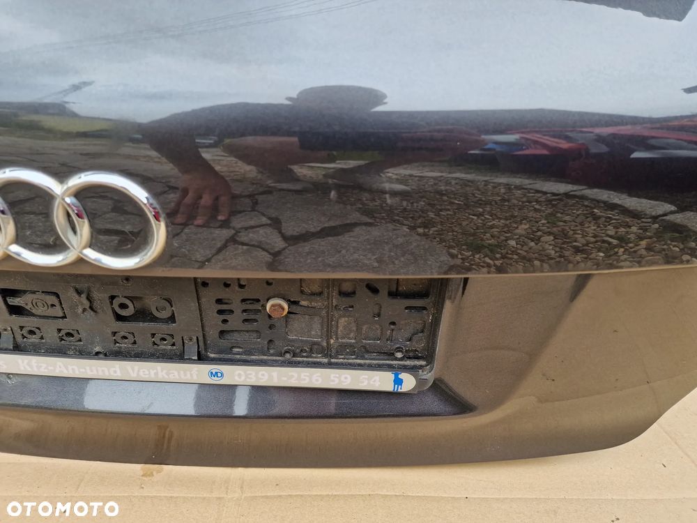 AUDI A3 8P / 8P LIFT 3 DRZWI 03-12 KOMPLETNA KLAPA TYLNA TYLNIA TYŁ CIEMNOSZARY METALIK , NR AUKCJI KL23 - 15