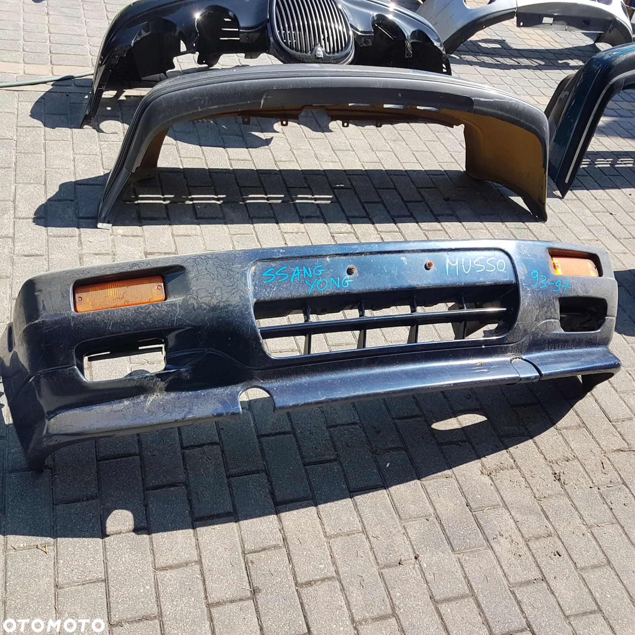 ZDERZAK kierunkowskaz ślizg belka zderzaka PRZÓD SSANGYONG ssang young MUSSO oryginał - 1