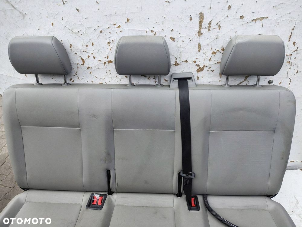 FOTEL KANAPA PASAŻERA 2 RZĄD VOLKSWAGEN T5 FL LIFT - 8