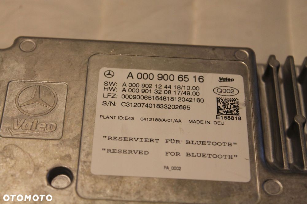 MERCEDES STEROWNIK BLUETOOTH A0009006516 1043 - 6
