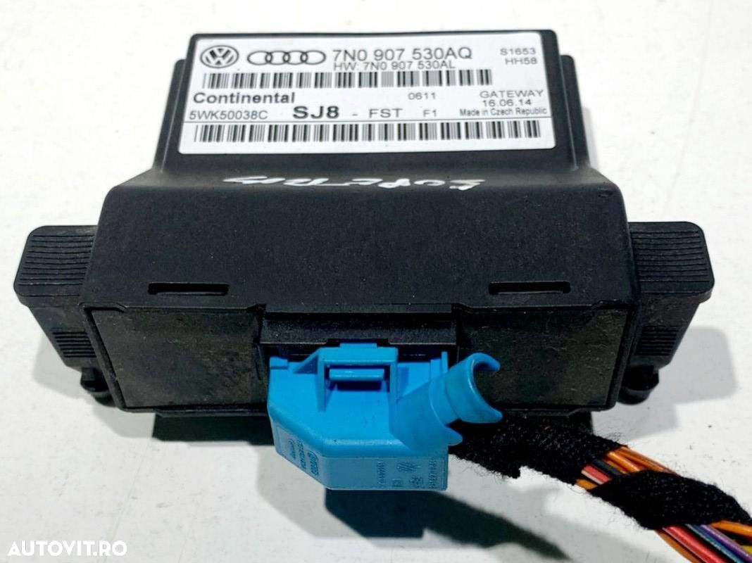 Modul control gateway Skoda Superb 2 facelift (2013-2015) 2.0 tdi CFFB 7N0907530AQ - 2
