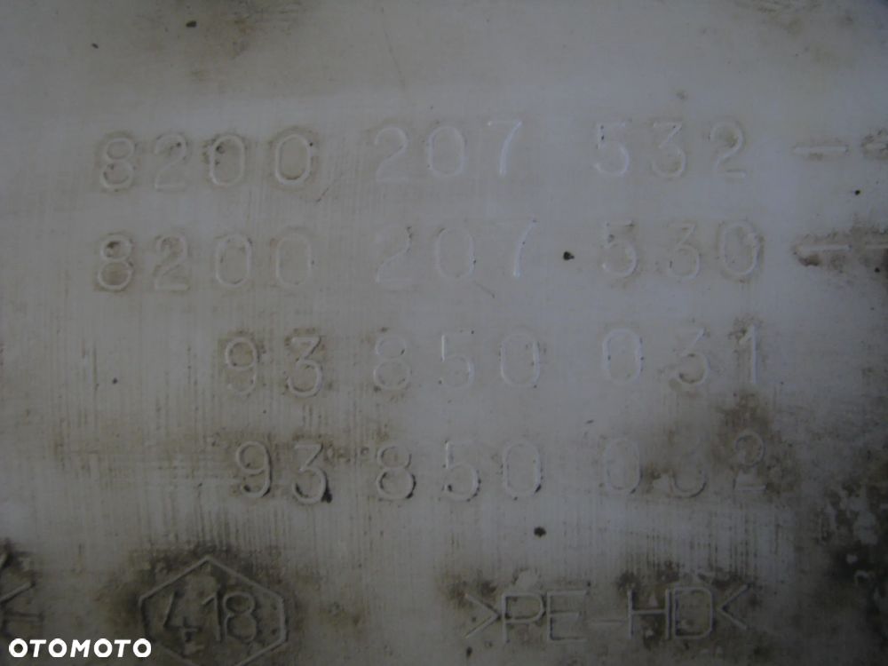 Zbiorniczek płynu do spryskiwaczy Trafic Vivaro Primastar 1.9DCI - 2