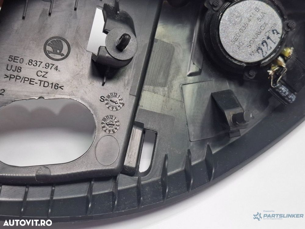 Difuzor de inalta frecventa portiera fata dreapta fata SKODA OCTAVIA Combi 5E5 2012 - > TDI CKFC, CRMB, CYKA 5E0837974 , 5E0035411B - 4