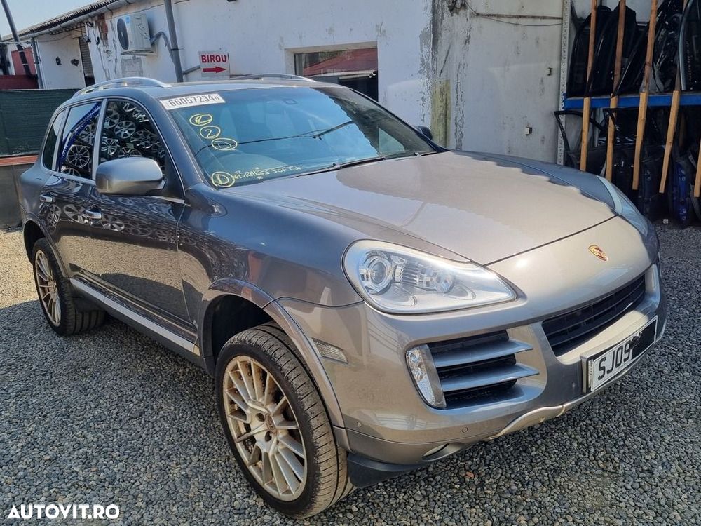 Bara fata Porsche Cayenne Facelift 2007 - 2010 GRI LM7W (1060) model fara spalatoare far - 6