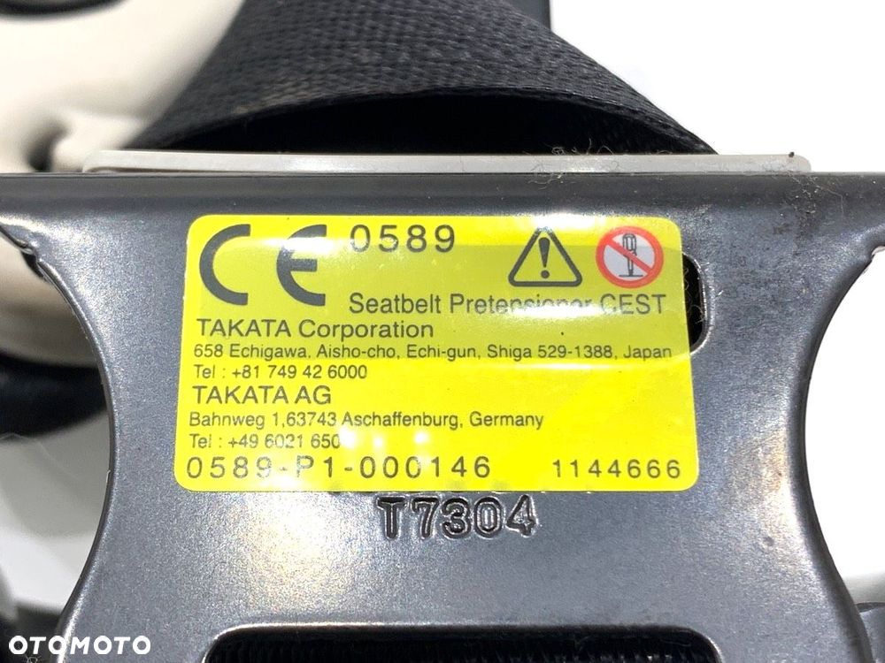 PAS BEZPIECZEŃSTWA PRAWY PRZÓD  MAZDA CX-3 (DK) 2015 - 2022 2.0 SKYACTIV-G (DK5W, DK6W) 88 kW [120 - 6