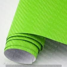Folie carbon 3d VERDE DESCHIS Alb grirosu,negr,albastru - 2