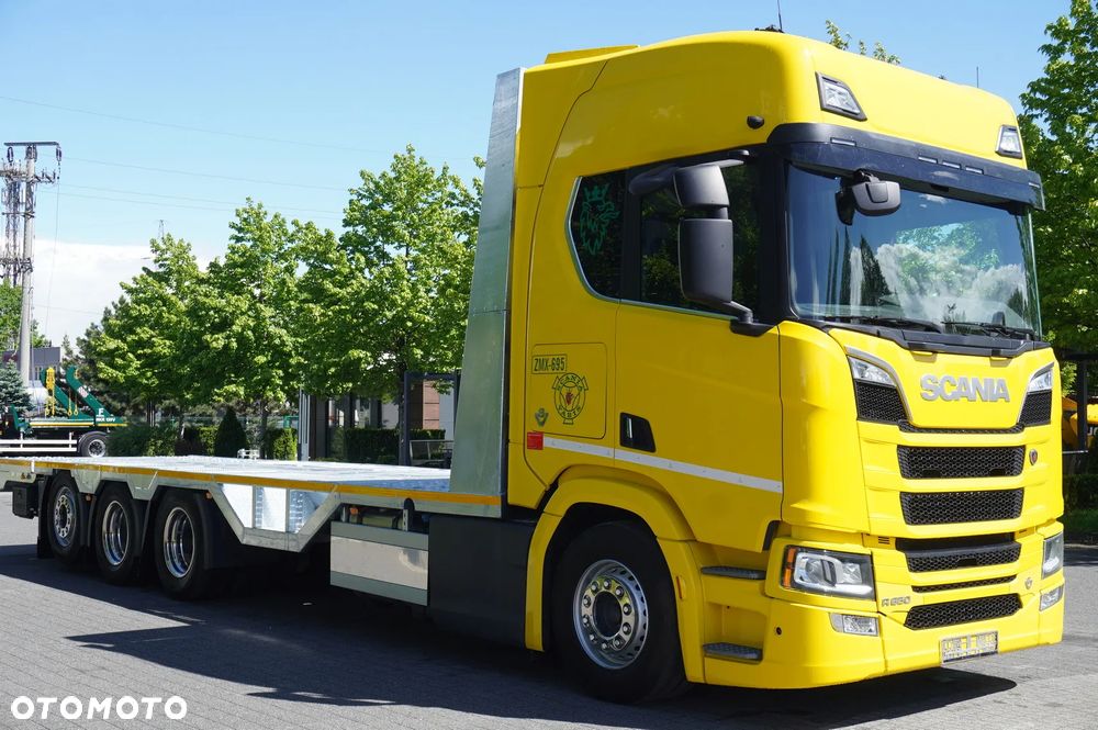 Scania R650 V8 8×4/4 / NOWA Laweta 955 cm ocynk / Retarder / oś skrętna - 10