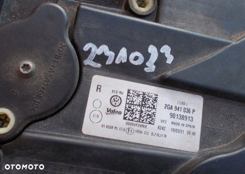 LAMPA PRAWA FULL LED VW T-ROC 2GA941036P ORYGINAŁ EUROPA - 10