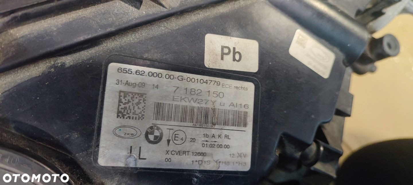 BMW 7 F01/F02 LAMPA PRZÓD PRZEDNIA PRAWA XENON DYNAMIC SKRĘTNA kpl. ŁADNA - 7