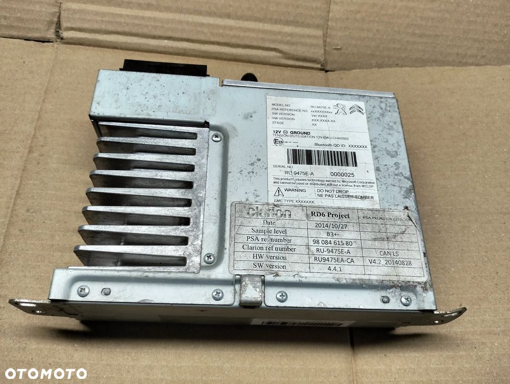 PEUGEOT EXPERT III JUMPY III PROACE RADIO - 1