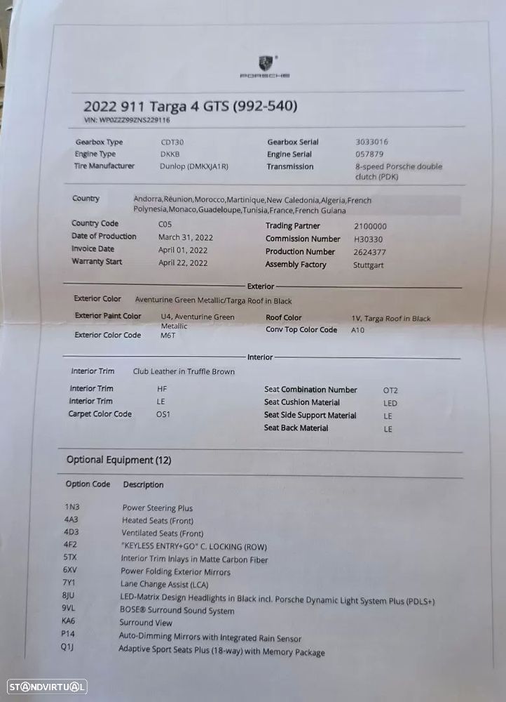 Porsche 911 (992) Targa 4 GTS PDK - 55