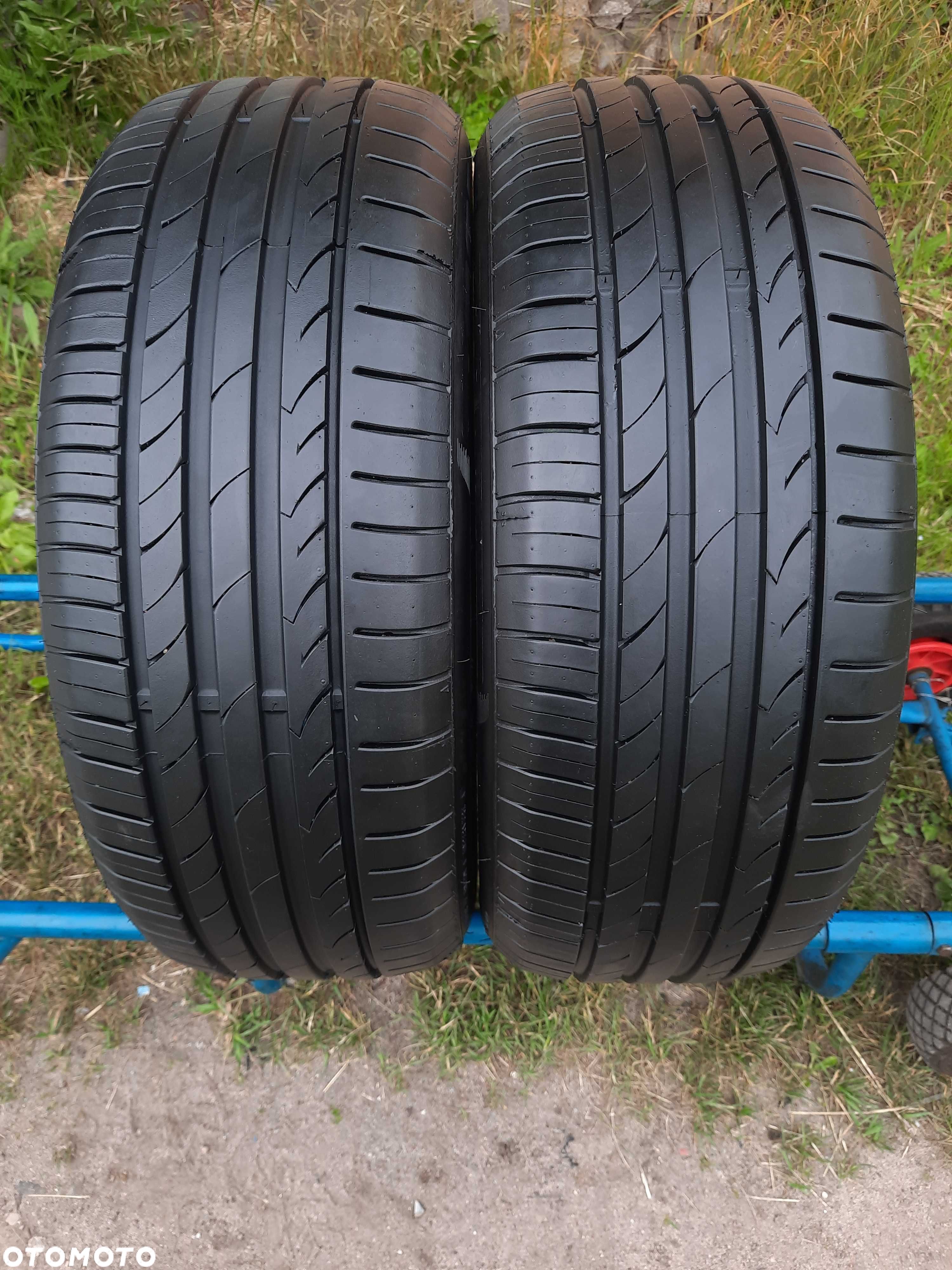 Opony letnie TRACMAX 215/55/17 ok. 7 mm 2021 r j. NOWE - 1