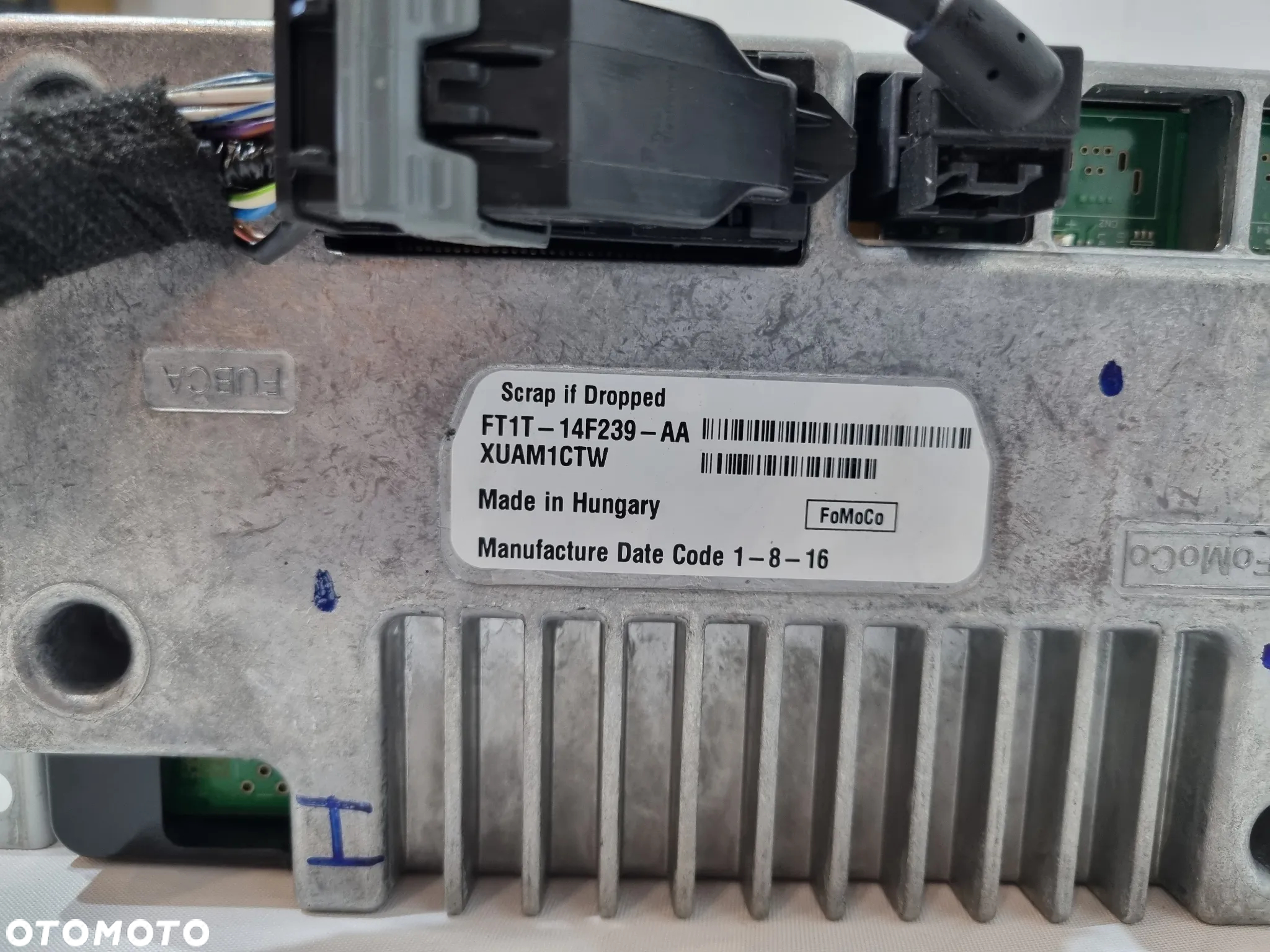 FORD TRANSIT CONNECT WYŚWIETLACZ RADIO NAWIGACJA F1BT-18C815-LK FT1T-14F239-AA - 5