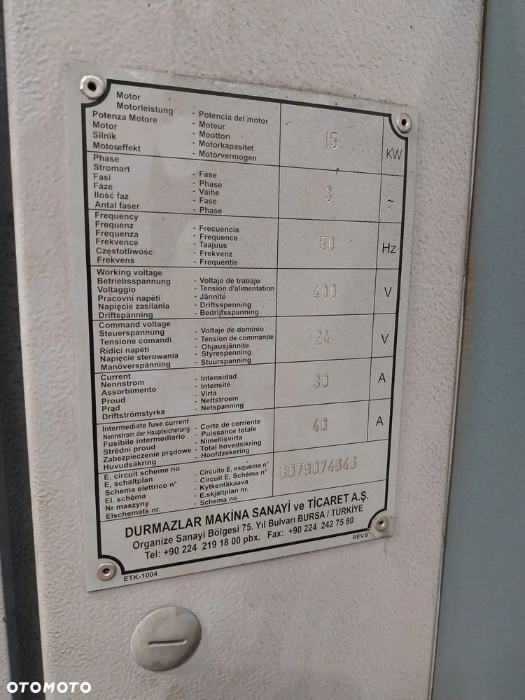 Inny Gilotyna Durma SB 3006NT - 16