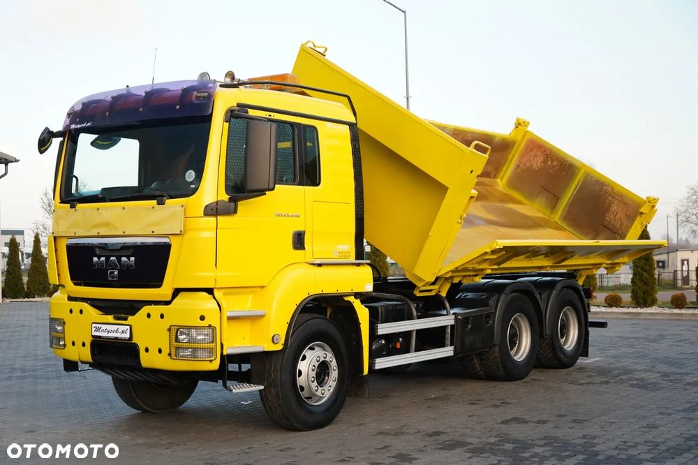 MAN TGS 26.440 / 6X4 / 2 STRONNA WYWROTKA / HYDROBURTA / AUTOMAT / KABINA SYPIALNA - 5