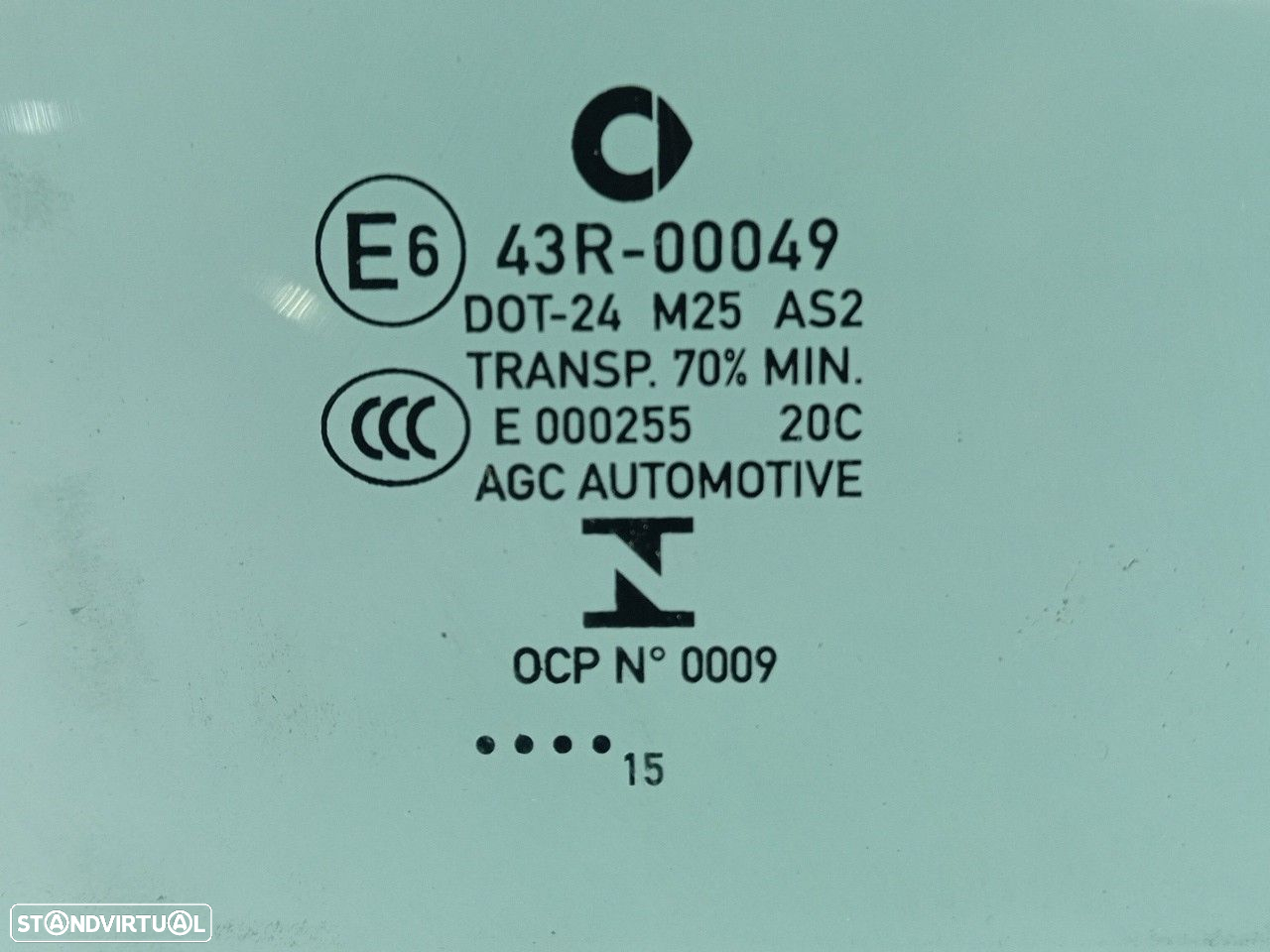 Vidro porta frente direita SMART ForTwo Coupé (453) - 2