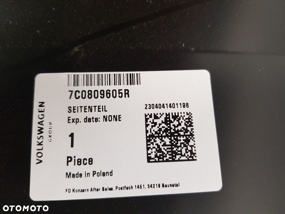 VW CRAFTER II 7C MAN TGE 16-23 BŁOTNIK LEWY TYŁ NOWY 7C0809605R - 3