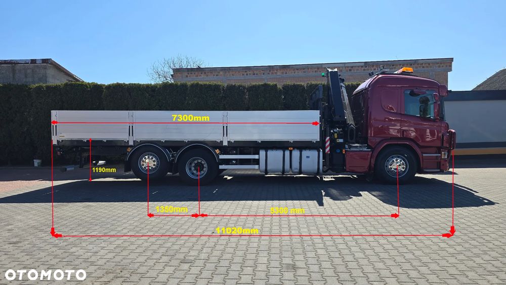 Scania P410 6x2 euro6 + Palfinger PK 19001 - 18