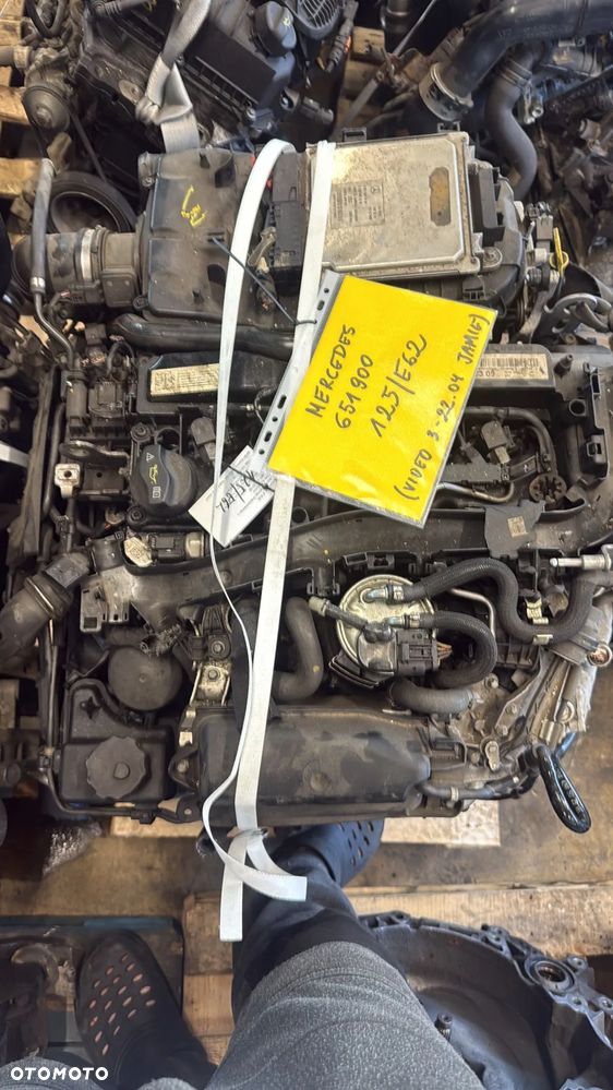 Mercedes-benz 651900(911) 2.2 diesel silnik kompletny z pełnym osprzętem gotowy do montażu VIDEO PRACY SILNIKA - WHATSAPP LUB LINK W OPISIE - 7