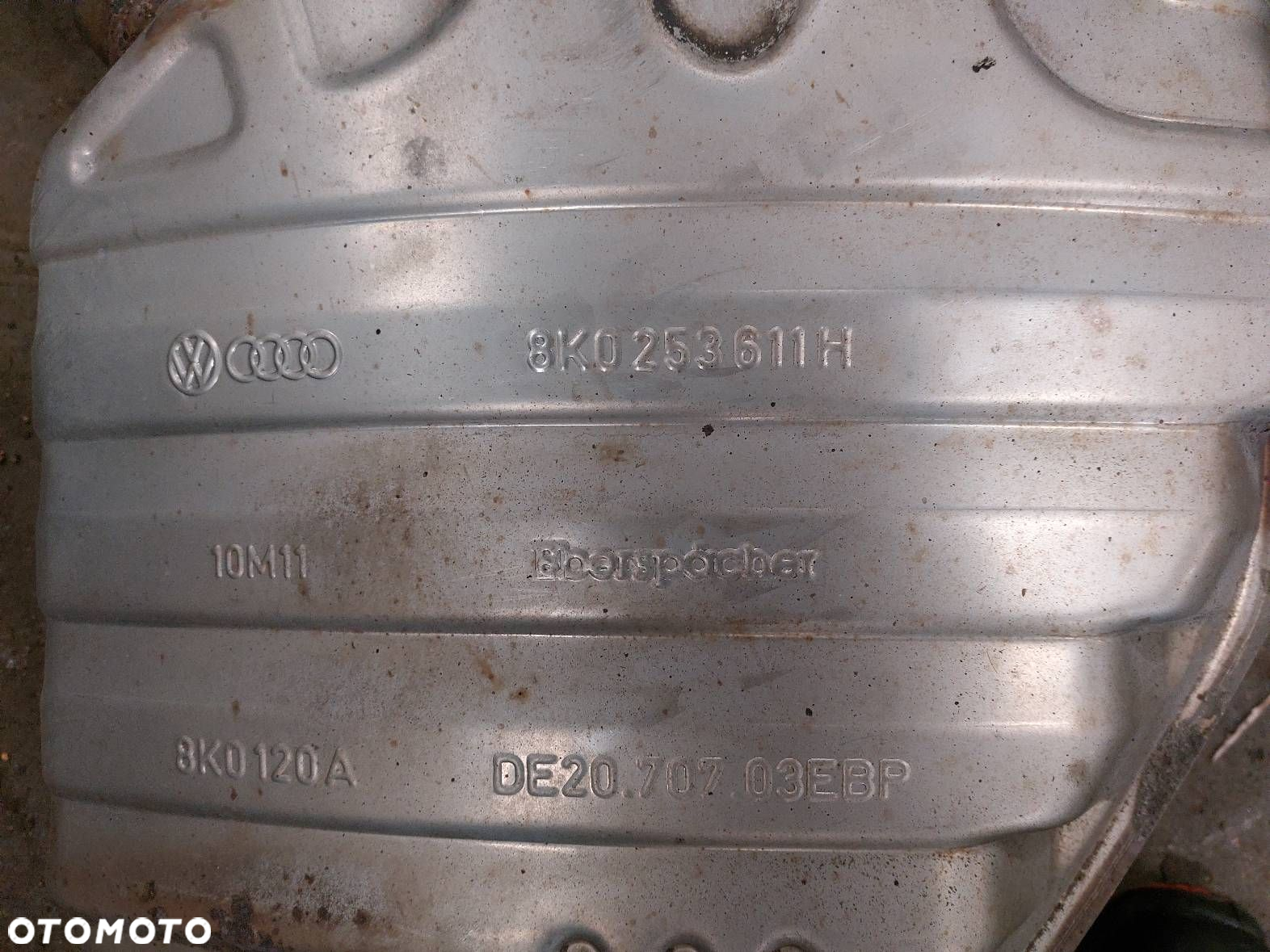 TŁUMIK WYDECH KOŃCOWY + ŚRODKOWY AUDI A4 B8 2.0 TDI 8K0253611H 4B0253097C - 3