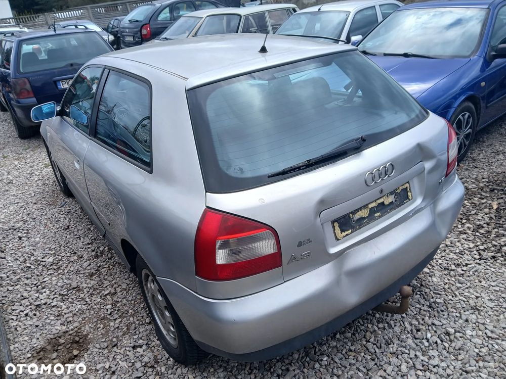 audi a3 8l ly7w maska zderzak lampa grill błotnik drzwi zbiornik paliwa szyba lusterko klamka - 3