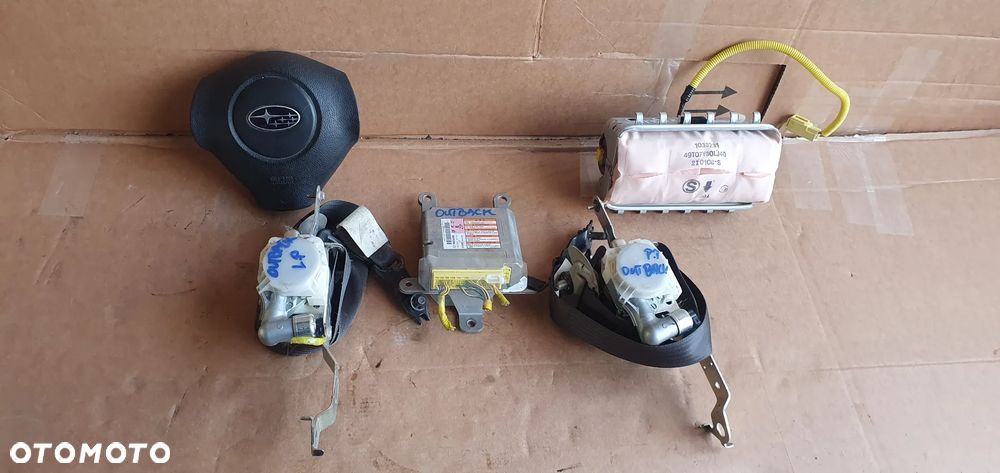 Zaślepka konsoli poduszki pasy AIRBAG zestaw naprawczy Subaru Legacy IV Lift Outback - 7