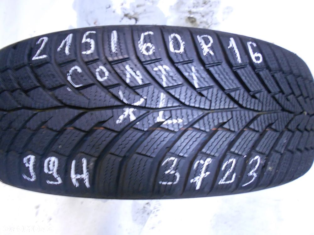 OPONA POJEDYNKA 215/60R16 CONTINENTAL WINTER CONTACT TS 870P XL DOT 3723 8MM - 1