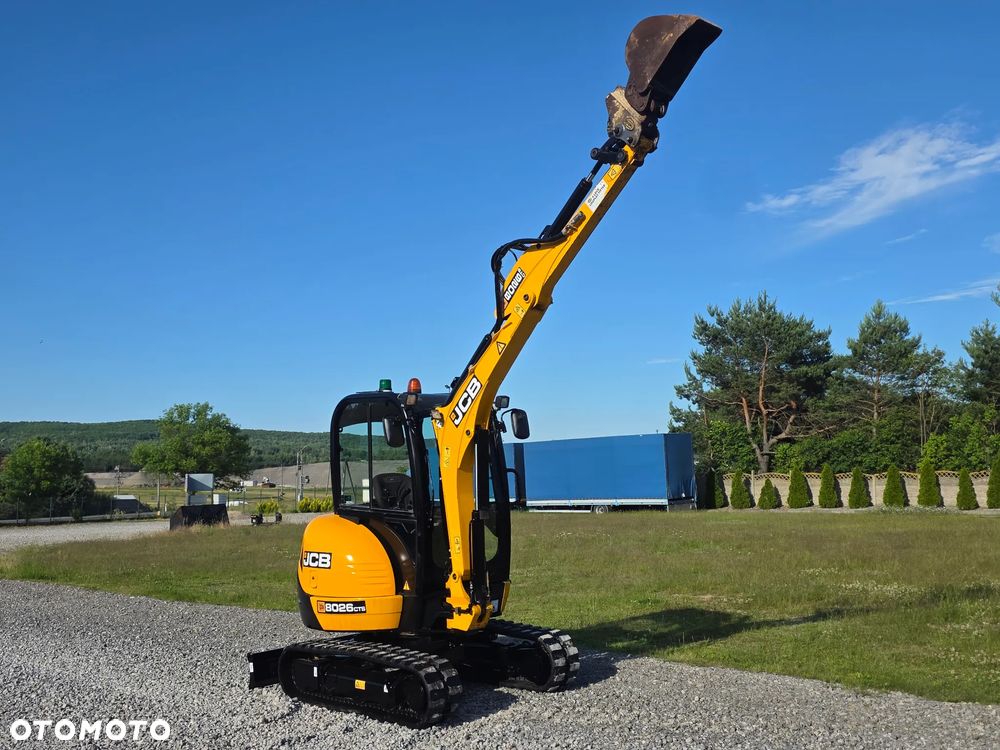 JCB JCB 8026 CTS mini Koparka 1901 MTG sprowadzona 3 łyżki szybkozłącze hydrauliczne piękny stan GOODBER 8025 30 - 2