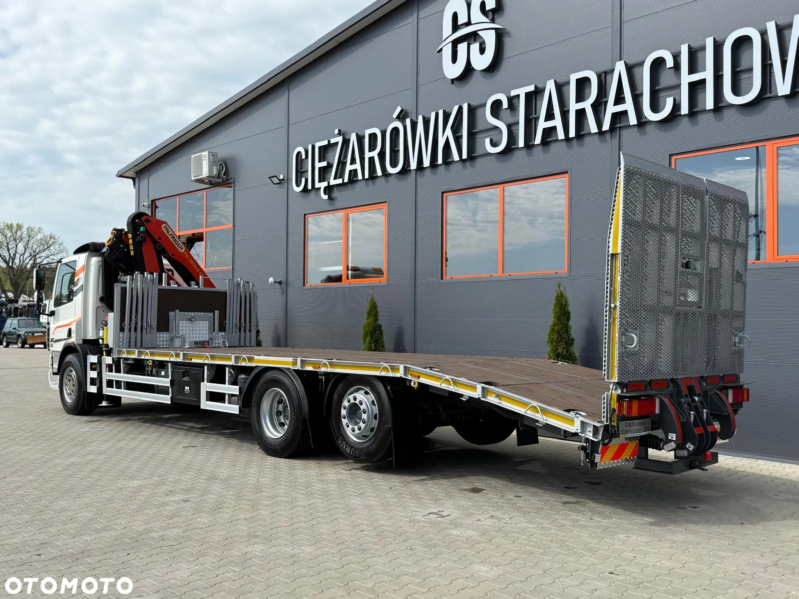 DAF DAF CF 75.310 / E5 / 6x2 / laweta + żuraw PALFINGER PK 18002 EH / platforma , pomoc drogowa , skrzynia - 18