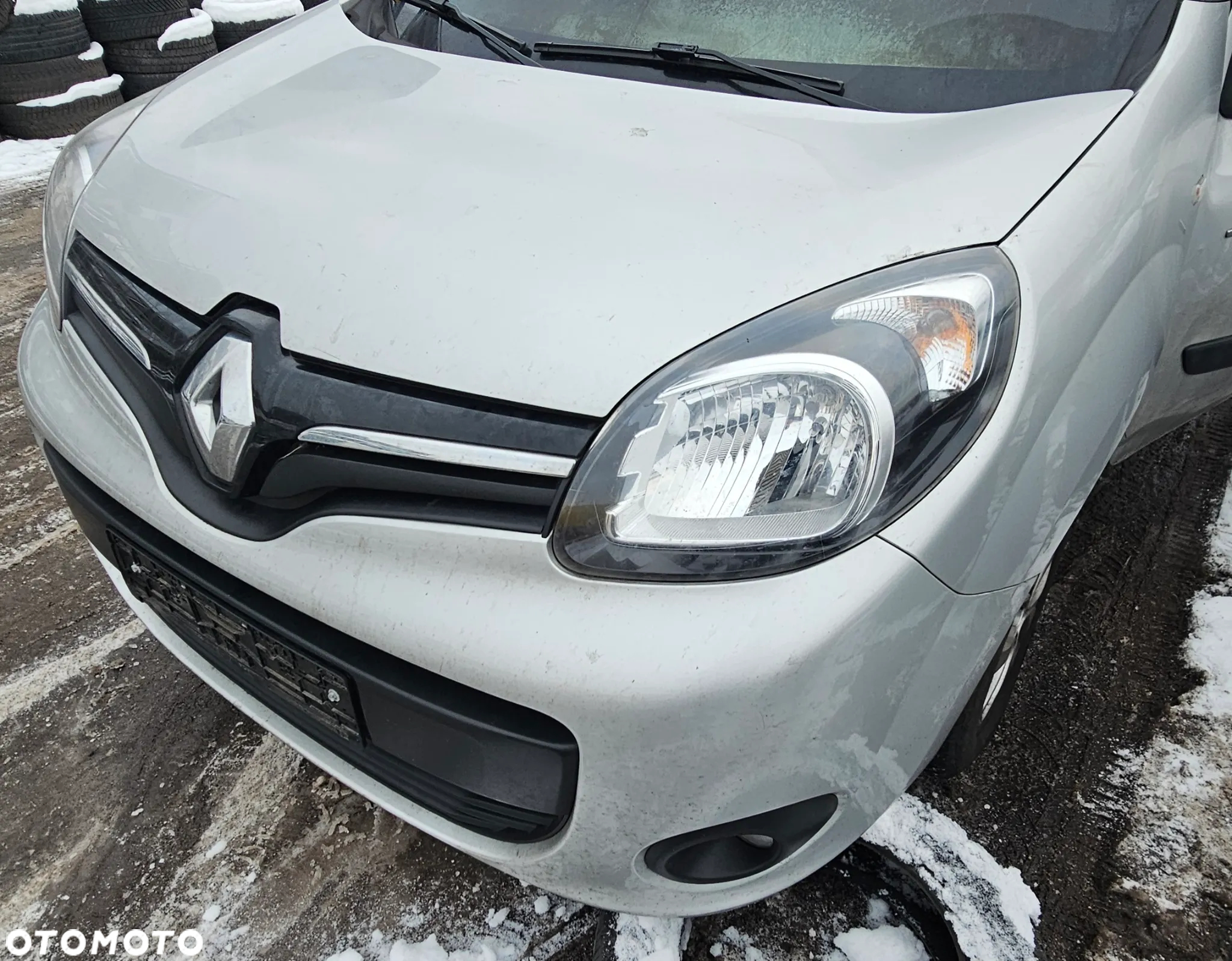 Przód kompletny Renault Kangoo 1.2 maska lampy błotniki pas chłodnice zderzak komplet - 5