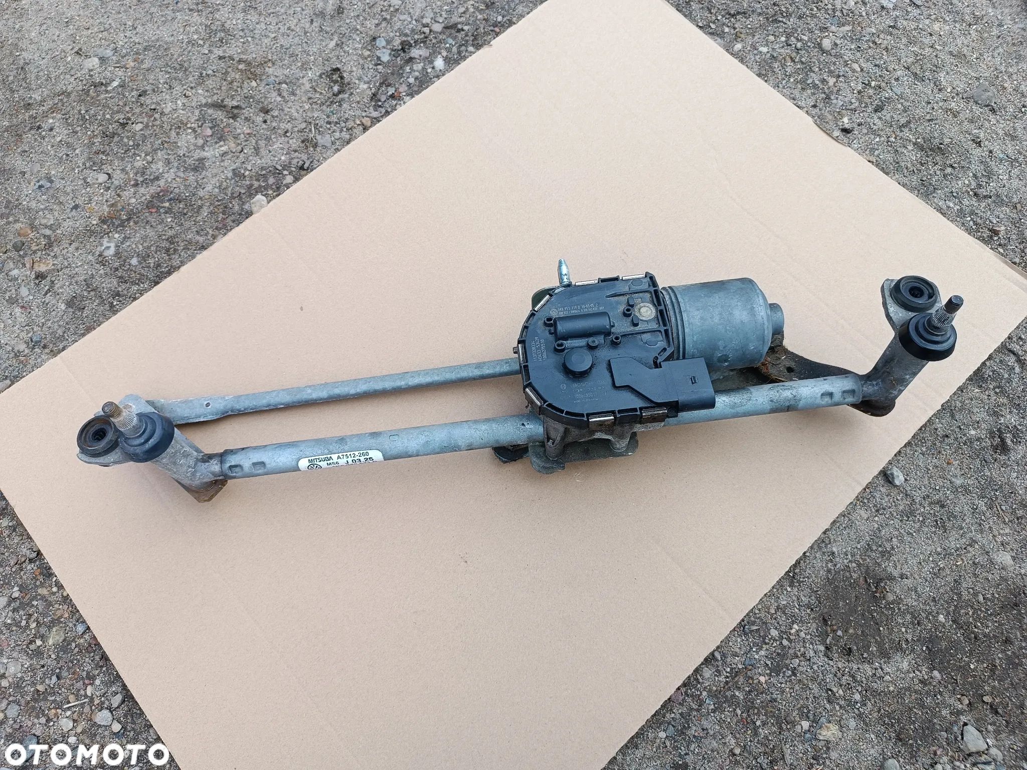 MECHANIZM + SILNIZCEK WYCIERACZEK PRZÓD PRZEDNI VW SCIROCCO III 1K8955023D EUROPA - 1