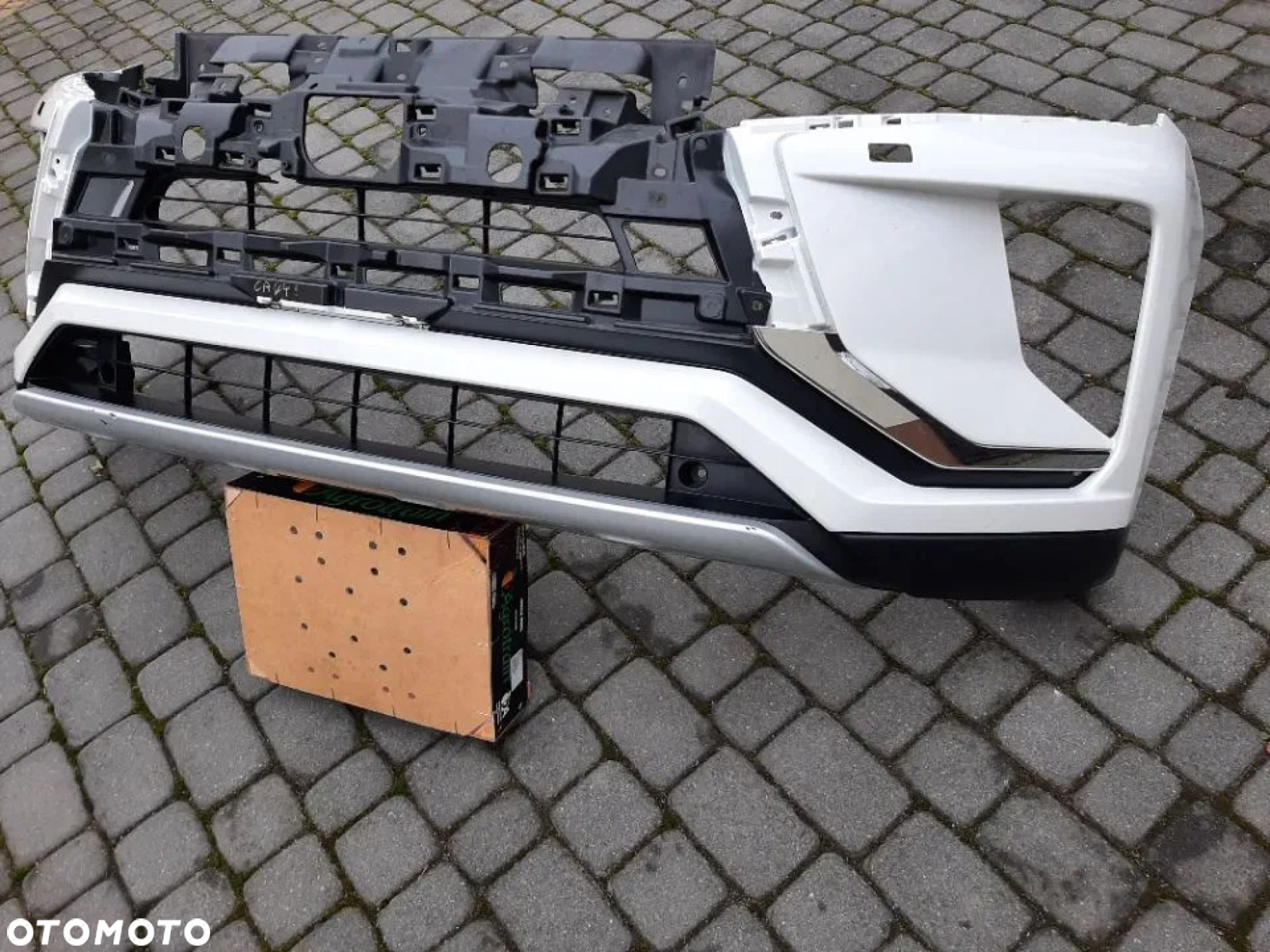 MITSUBISHI ECLIPSE CROSS 17-20 CAŁY-NIE KLEJONY! ZDERZAK PRZÓD PRZEDNI+CHROM ORYGINAŁ 6400H717ZZ WYSYŁKA 24H - 3