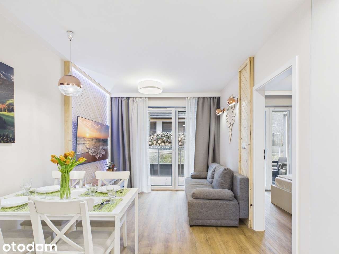 Apartament w Zakopanem z Tarasem 33,96 m²