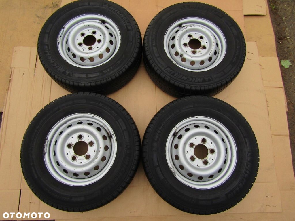 4x Felgi Koła 15 Mercedes Sprinter VW LT  Opony 225/70 15C 15 C Letnie - 1