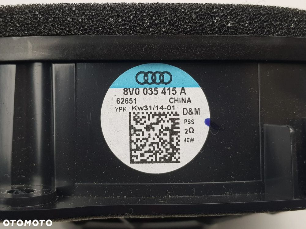 Głośnik drzwi przednich Przód Audi A3 8V 8V0035415 - 6