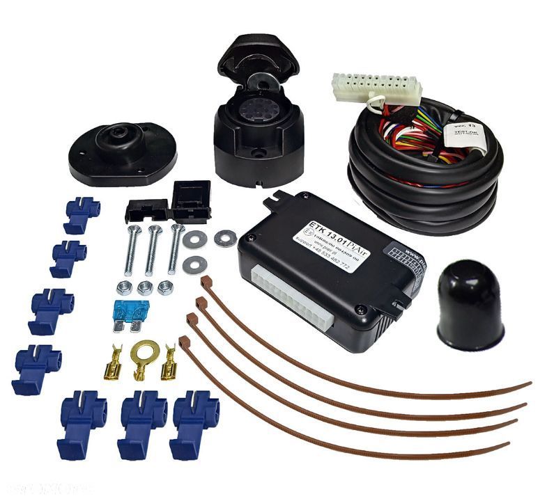 HAK HOLOWNICZY Z MODUŁEM 13PIN7P RENAULT SCENIC 2 II 3 III MODUŁ 13 PIN + WIĄZKA + ADAPTER - 8