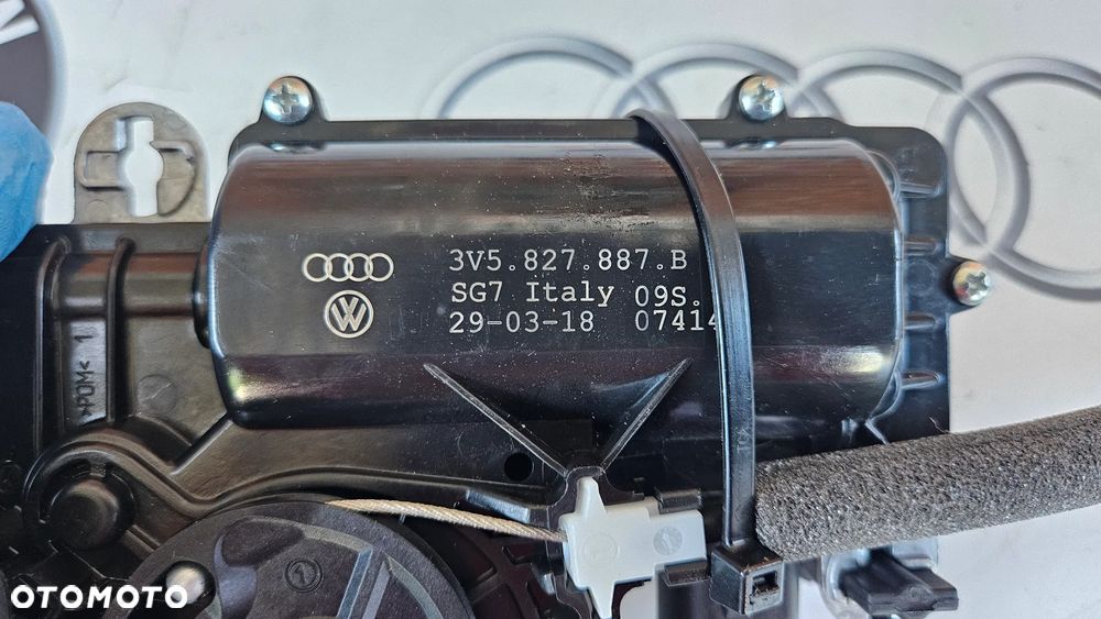 Audi A4 B9 Kombi Avant Zamek klapy bagażnika z dociągiem Dociąg klapy 4M0827506D 3V5827887B - 10