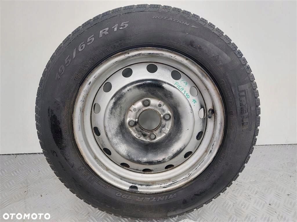 Koła stalowe komplet Citroen C3 Picasso 08-17r 195/65/15 ZIMA ET 18 - 9