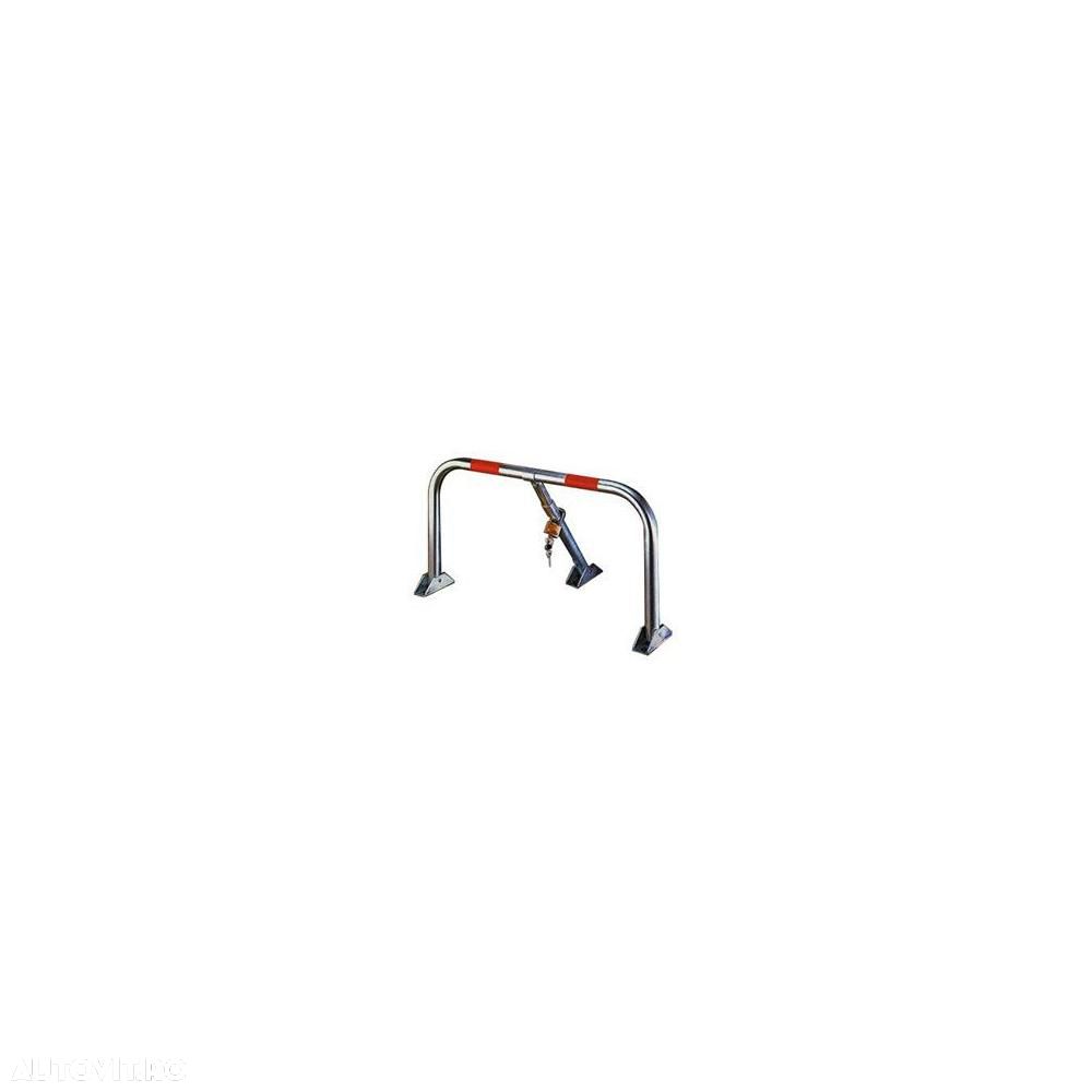 Bariera blocare loc de parcare , Bariera parcare metal, pliabila , cu blocare cu cheie, - 1