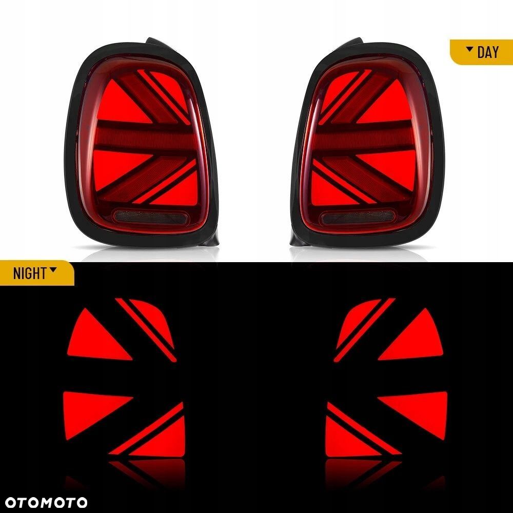 Lampy tylne L+R kpl Vland Led Tuning RED Mini Cooper f55 f56 f57 2014-2017 - 3