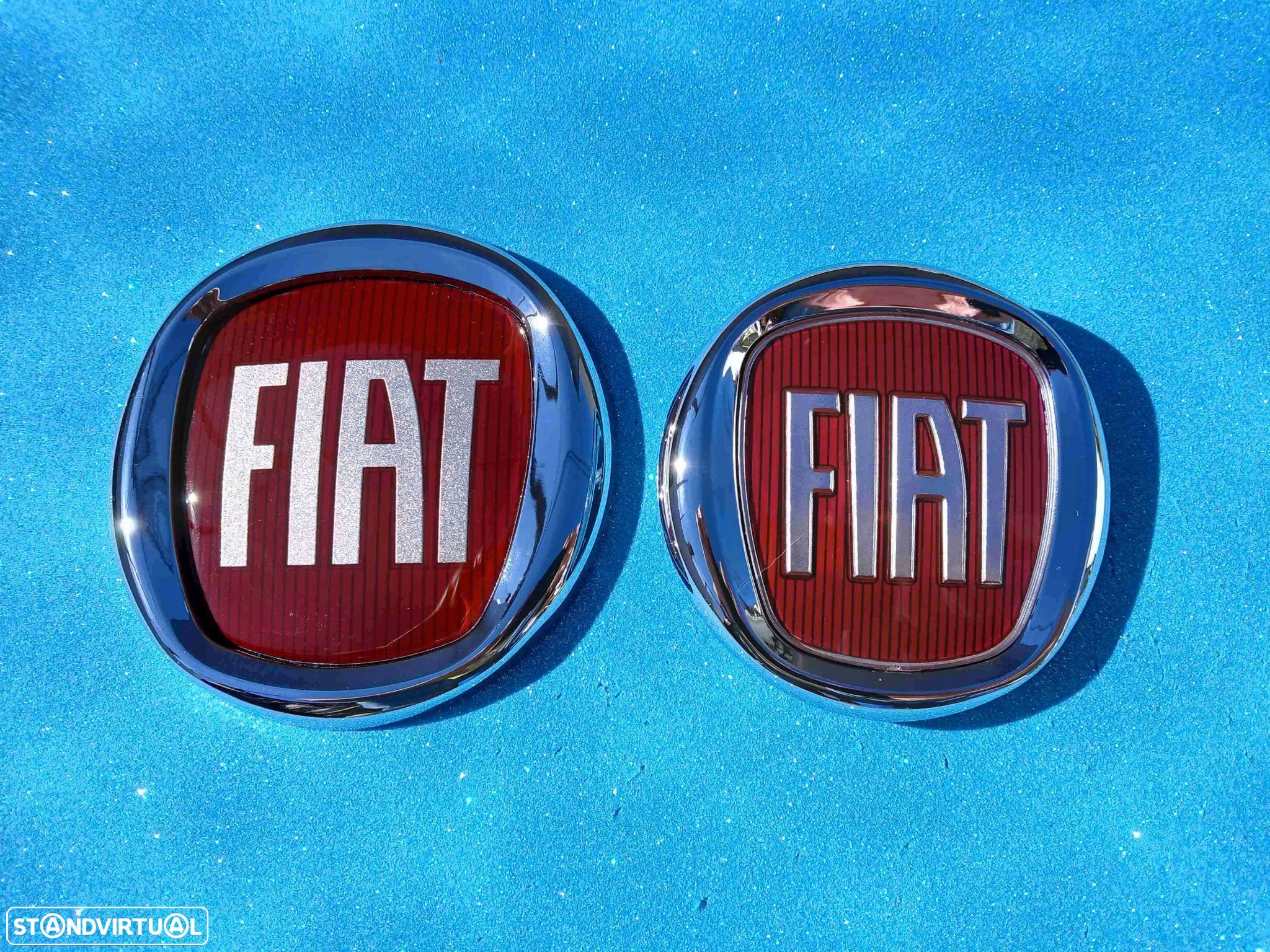 Emblema logo Fiat 500 de 95 e 120mm   NOVO - 1
