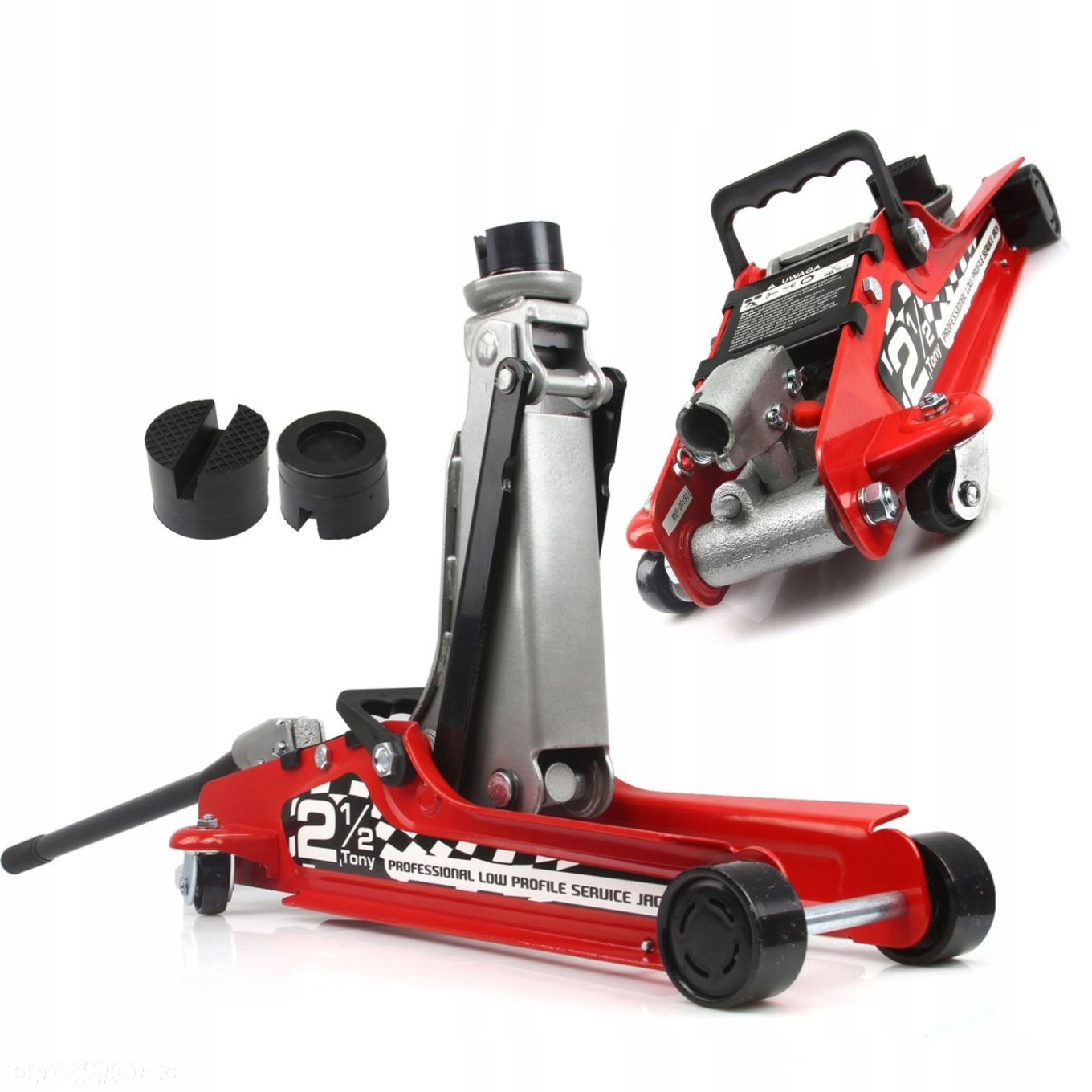 PODNOŚNIK SAMOCHODOWY HYDRAULICZNY NISKOPROFILOWY ŻABA LEWAREK 2,5T M801242 - 9