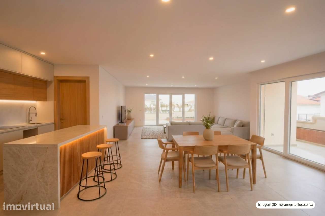 MORADIA T3 NOVA COM PISCINA E VISTA SERRA EM LOTE 795 M2  | Vilar, Cad - Grande imagem: 3/38